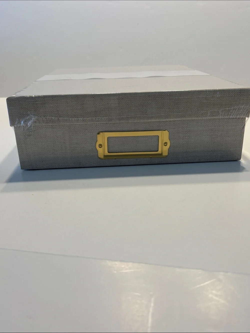 Sugar Paper Document Box with Box Labels